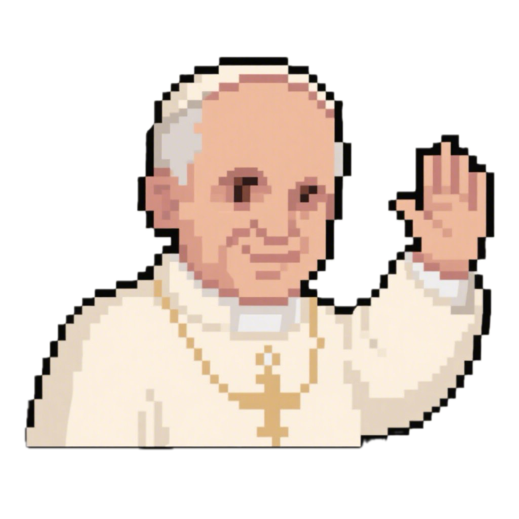 Pope Francis Pixel Art